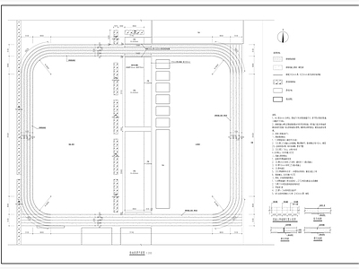 现代其他建筑 场地改造 橡胶场地 地面改造 大院改造 施工图
