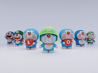 玩具 多啦A梦 手办 潮玩 玩具 动漫