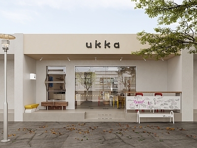 侘寂咖啡厅 咖啡店门头