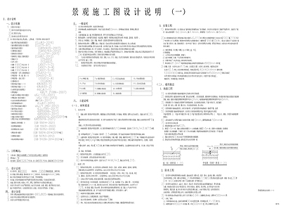 其他类型图纸 景观施工设计说明 景观园林结构说明 景观钢结构说明 景观绿化设计说明 绿化施工设计说明 施工图