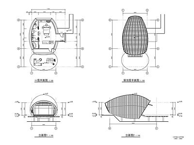 现代其他建筑 温泉客房 施工图