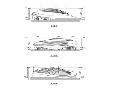 现代其他建筑 水乐园建筑设计 施工图