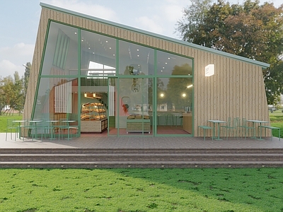 现代甜品面包店 面包店 甜品店 蛋糕店