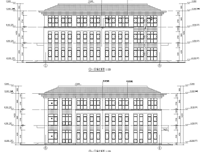 现代极简其他建筑 倒班休息室 施工图