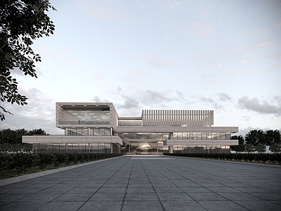 现代其他公共建筑 现代会展中心 现代公共活动中心 社区服务中心 现代办公楼 现代艺术中心