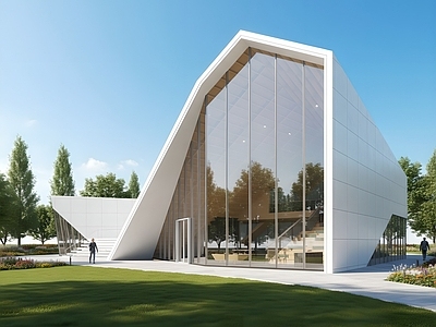 现代售楼处建筑 现代售楼处建筑 现代示范区 售楼处展厅 现代轻奢售楼处 中式售楼处示范区