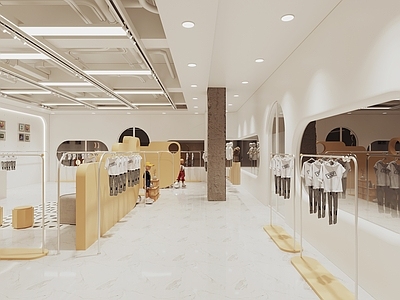 奶油极简服装店 女装店 内衣店 男装店 儿童服装店 箱包店