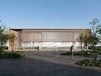 现代办公楼 现代办公楼 现代简约办公楼 产业园建筑 多层办公楼 产业园