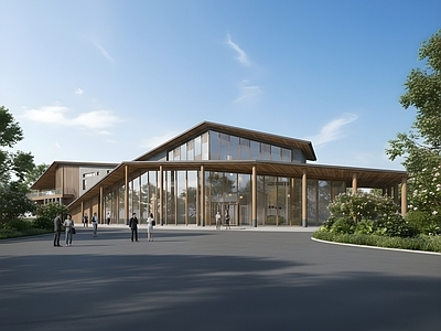 现代图书馆建筑 现代图书馆 学校图书馆 现代文化馆 现代展览馆 现代简约美术馆