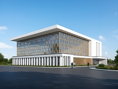 现代图书馆建筑 现代图书馆 学校图书馆 现代文化馆 现代展览馆 现代简约美术馆