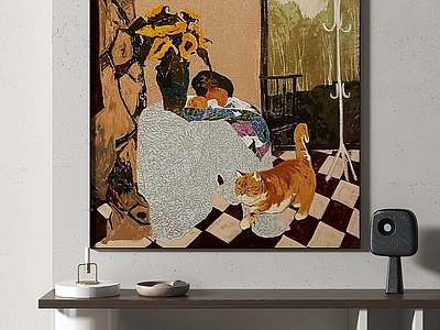 现代复古挂画 书房挂画 客厅挂画 玄关挂画 办公室挂画