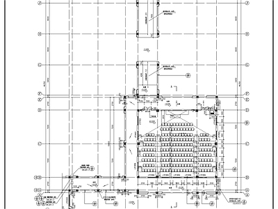欧式学校建筑 合班教室建筑 施工图