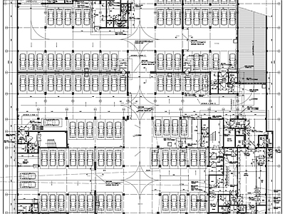 现代学校建筑 中学东区地下室 施工图