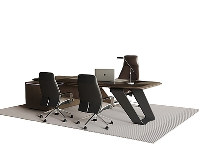 现代办公桌椅 现代办公桌椅 总经理办公桌 大班台