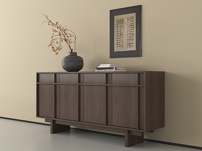 中古玄关柜 中古风玄关柜 边柜 矮柜 装饰柜 摆件