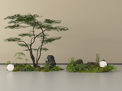 现代其他景观 植物造景 庭院景观 景观造景 现代室内景观