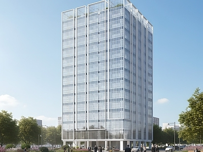 现代产业园办公楼 现代高层办公楼 高层写字楼 办公酒店 现代高层酒店建筑 高层综合体