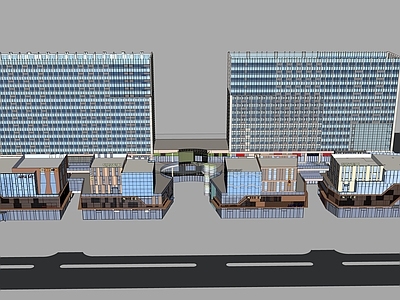 现代其他公共建筑 现代商业建筑