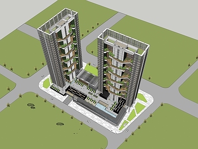 现代极简其他公共建筑 城市公寓 现代风格 深圳招商