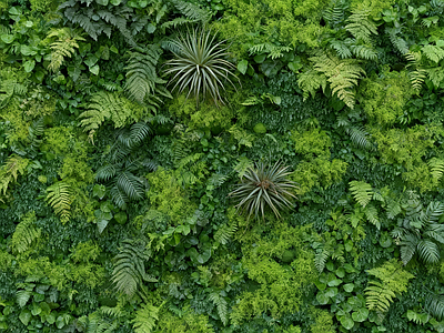 现代绿植墙 垂直绿化墙 植物墙 绿植背景墙 仿真植物 植物装饰墙面