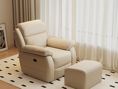 现代奶油按摩椅 现代奶油按摩椅