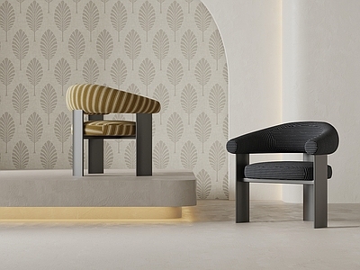 现代中古餐椅 现代中古风餐椅 休闲椅