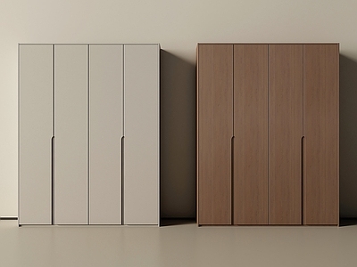 现代意式衣柜 衣柜 卧室衣柜 无拉手衣柜 免拉手衣柜