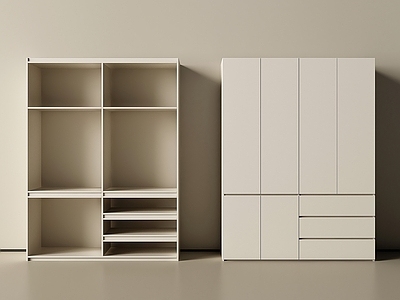 现代衣柜 衣柜 无拉手衣柜 免拉手衣柜 卧室衣柜