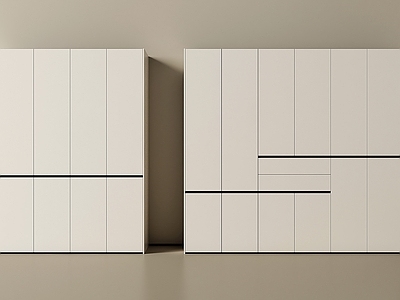 现代衣柜 衣柜 免拉手衣柜 主卧衣柜 卧室衣柜 无拉手衣柜