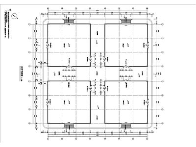 现代产业园建筑 现代钢构厂房 钢构展厅 施工图