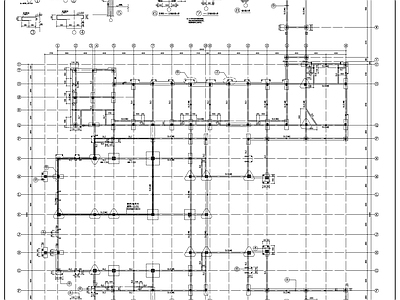 钢结构 中学5楼结构 施工图