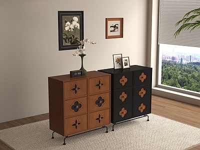 中古斗柜 中古玄关柜 斗柜 餐边柜 入户玄关柜 挂画 摆件