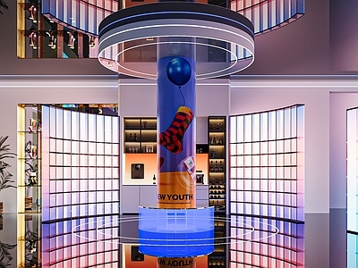 简约家居专卖店 科技袜子展厅