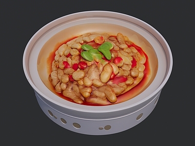 现代其他摆件 一锅酒精灯小苏肉