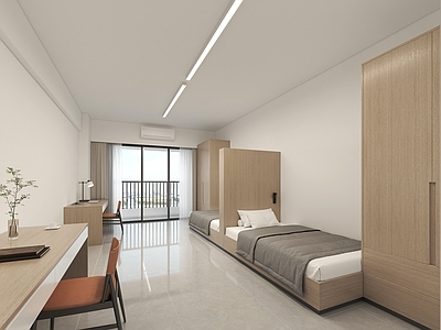 现代宿舍 双人宿舍双人公寓