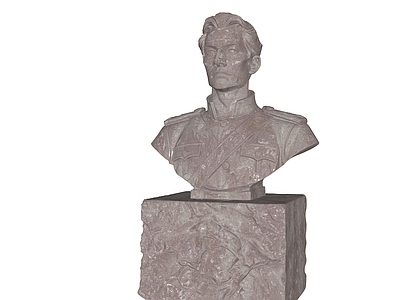 现代雕塑 人物雕塑 古代人物雕塑 石刻雕塑 半身雕塑 英雄人物小品