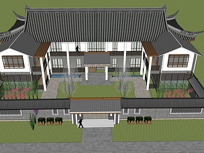 复古四合院 四合院民居