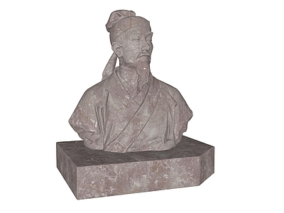 现代雕塑 人物雕塑 古代人物雕塑 石刻雕塑 半身雕塑 英雄人物小品