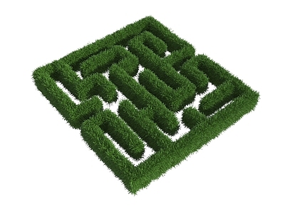 现代其他景观小品 绿植迷宫墙 迷宫 灌木迷宫 景观迷宫 绿篱迷宫