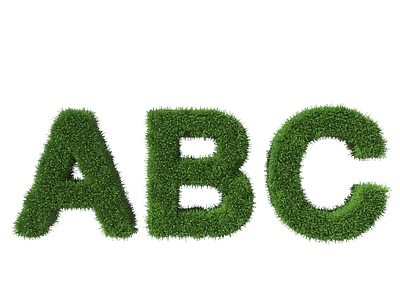 现代其他景观 景观字 植物字 灌木字 植物文字 灌木文字小品