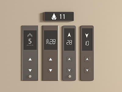 开关 开关 电梯开关 电梯按钮 电梯外呼盒 楼层