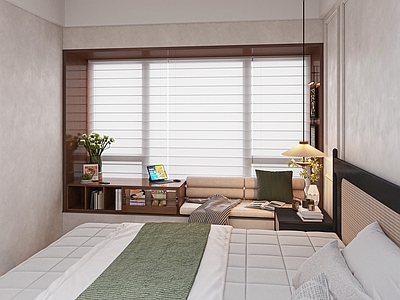 现代意式飘窗 飘窗 飘窗柜 飘窗垫 阳台 遮光帘