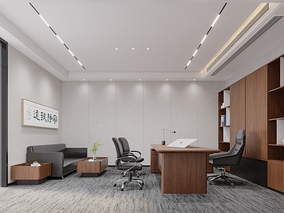 现代董事长办公室 董事长办公室 总经理办公室