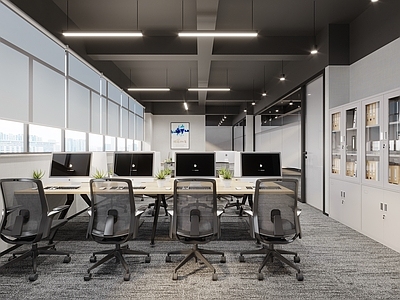 现代办公室 现代财务室