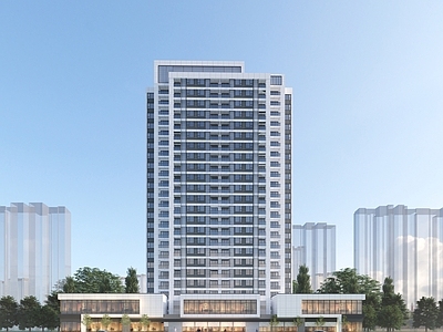 现代高层住宅 现代住宅 沿街商业住宅 小区住宅