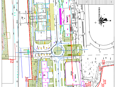 新中式其他建筑 训练基 施工图