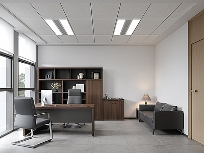 现代经理办公室 总经理办公室 办公家具