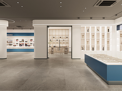 现代简约其他学校空间 展厅 历史发展
