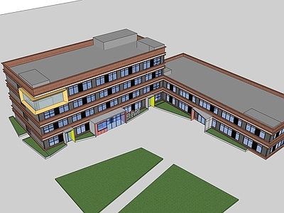 现代学校建筑 综合楼