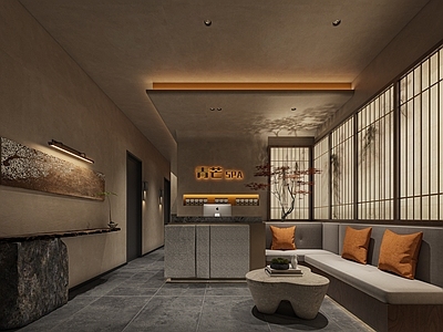 新中式侘寂其他娱乐空间 新中式 侘寂 按摩 spa